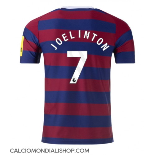 Maglie da calcio Newcastle United Joelinton #7 Seconda Maglia 2024-25 Manica Corta